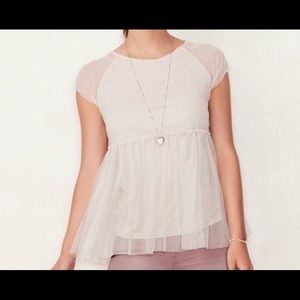 Lauren Conrad Tea Room Dream babydoll top. Sweet!